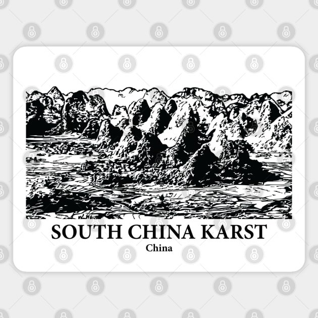 South China Karst - China Magnet by Lakeric
